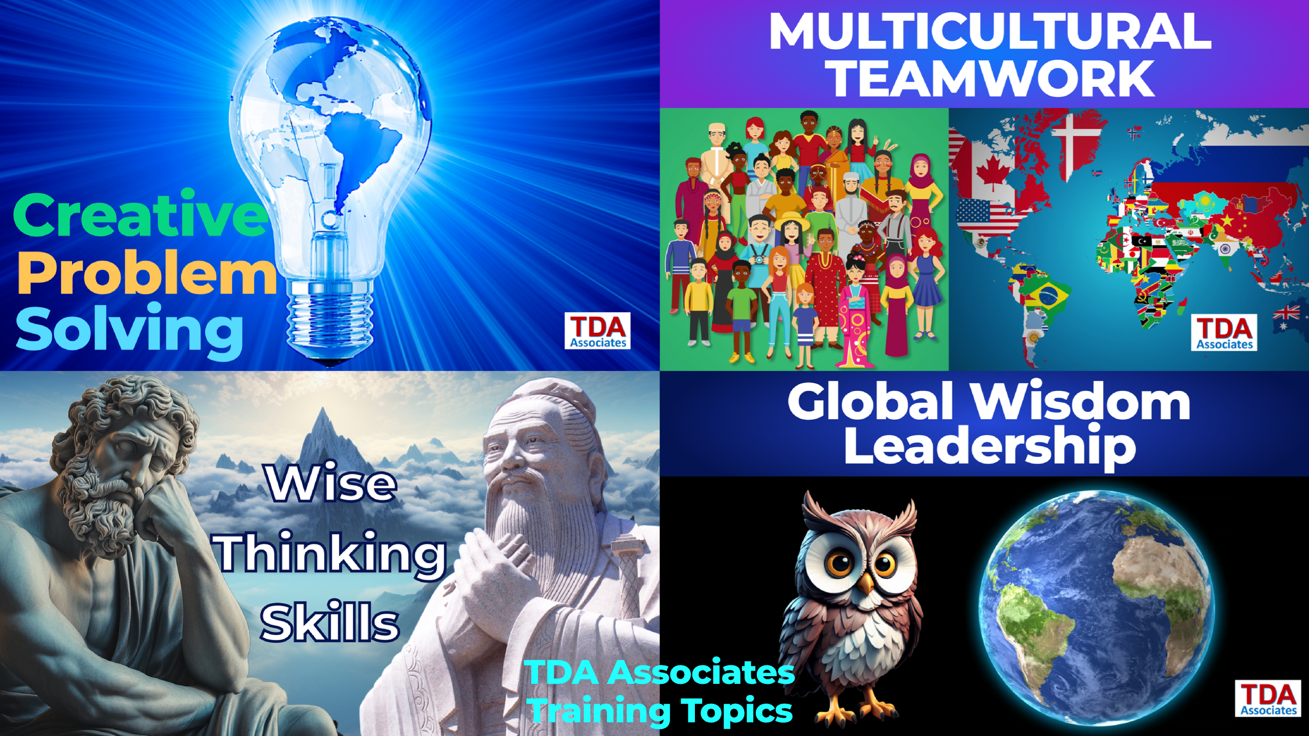 TDA Associates Training Topics Cover QHD